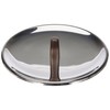 Alessi PU200/20 edo Lid with knob, Ø 20, Steel,Brown
