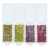 Woohome Miniature Colourful Flower Cluster, Multi Sizes Static Grass Tuft