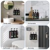 Shampoo and Conditioner Dispenser Shower Soap Dispenser No Drill 3