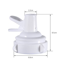 Water Dispenser Valve Plastic Spigot Water Bottle Replacement Top Valve Tap Fast Flow Water Spout White
