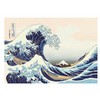 北斎 浮世絵額 神奈川沖浪裏 64517