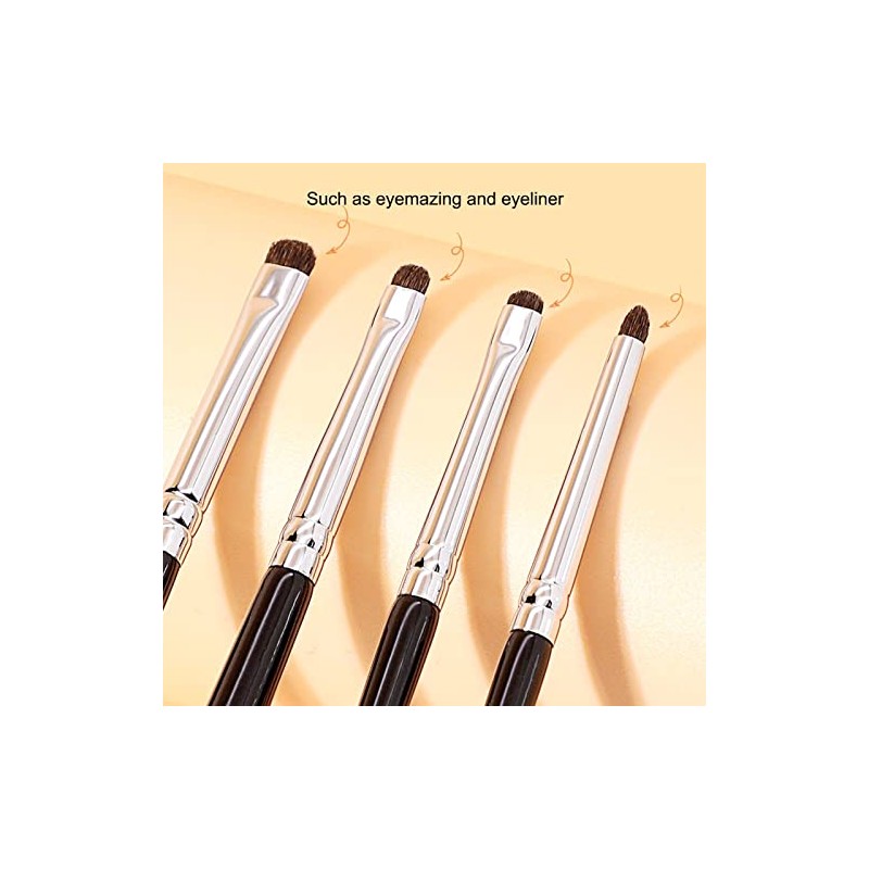 Set de Brochas de Maquillaje para Ojos de 4 Piezas,