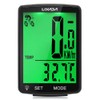 Lixada Bicycle Computer Wireless Multifunctional LCD Screen Bicycle Rainproof Speedometer