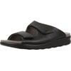 SAS Cozy Adjustable Comfort Slide Sandal Black 8 W -