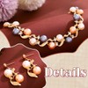 EVILD Pearl Necklaces and Earring Set Multicolor Pearl Sets for