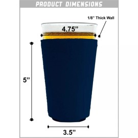 Coolie Junction Ho Ho Ho Christmas Pattern Pint Glass Coolie  , Holiday Party