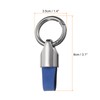 HARFINGTON 2pcs Car Key Chain Ring Clip 3.1" x 1.4"