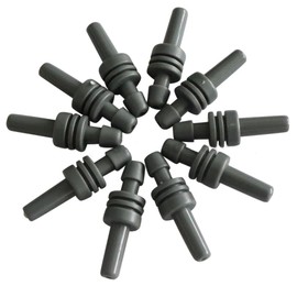 NIBP - Conector adaptador de manguito, conector reutilizable para monitor de presión arterial, brazo de plástico, 10 piezas/bolsa