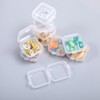 1.8 mm Thicken Transparent Storage Box, 20 Pcs Mini Clear