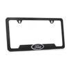 Ford Oval Black & Chrome 3D Badge Black Coated Metal