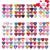 YIEUR 32 Sheets Heart Stickers, 384 Pieces Heart Stickers Heart-Shaped