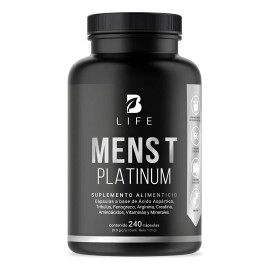 Precursor D Testosterona Mens Testo Platinum 240 Caps B Life Sin Sabor