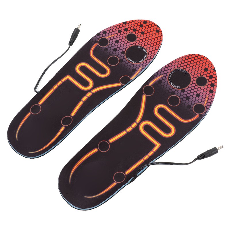 Heated Insoles USB Electric Heating Foot Warmer Washable Easy Control