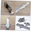 DOITOOL 3 Sets Stainless Steel Ruler Precision Measuring Tool for