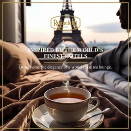 Ronnefeldt LeafCup Jasmine Gold – Loose Leaf Green Tea with Jasmine Flowers – 15 Individually Wrapped Tea Bags