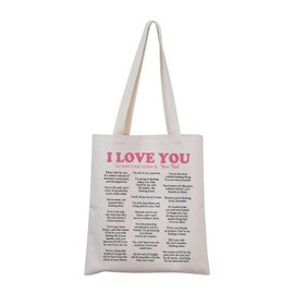 MNIGIU Book Merch Book Quotes Book Era Tote BagKent Fans Gift (Love You)