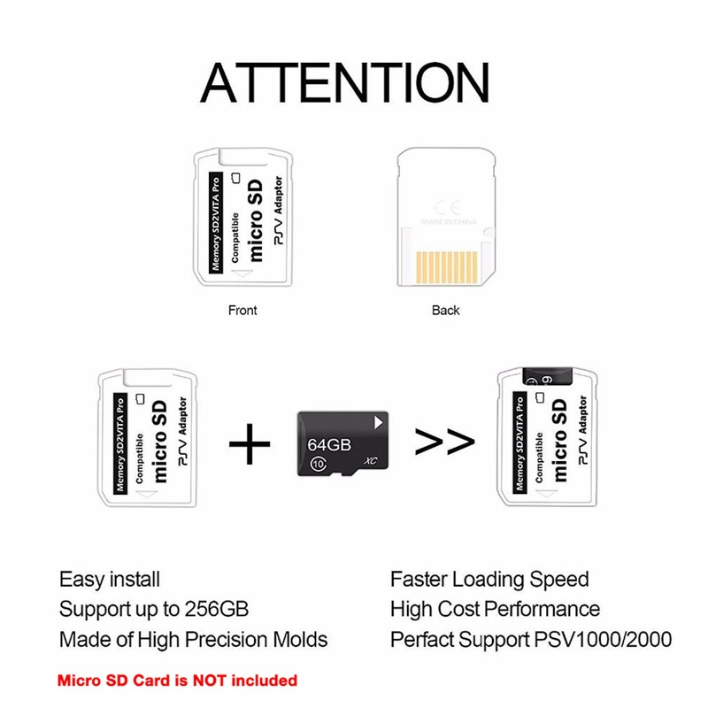 SD2Vita 5.0 Memory Card Adapter for PS Vita - Ultimate
