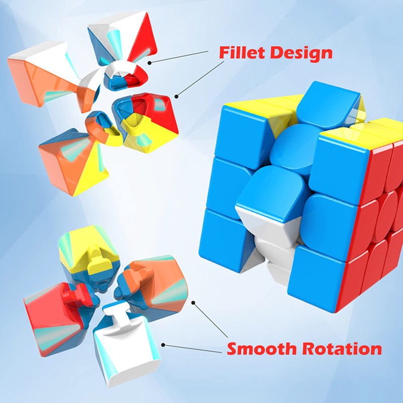 Speed Cube 3x3,Original Magic Cube Puzzle Toy,Full Size 2.2'' Advanced