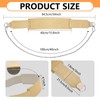 JolliLudo 34 Inch Oxhide Leather Weighted Dip Belt with Steel