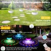 QOLNBY 2-in-1 Solar Powered USB Rechargeable Floating Pool Lights, 6.69