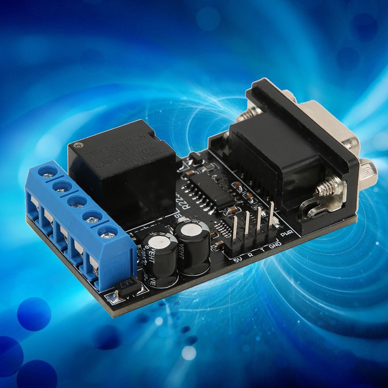 RS232 Delay Relay Module 1 Channel Serial Port UART Multifunctional