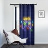 YongFoto 117x229cm Video Game Curtains for Gaming Room Fluorescence Gamepad