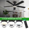 Ceiling Fans with Lights- 52" Low Profile Indoor Ceiling Fan