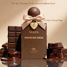 Sttes Perfume #21 for Women – Winter Hot Cocoa Eau de Parfum, Warm Cocoa, The Exact Sweetness You Remember:Hot Milk & Soft Vanilla Scent, Long-Lasting Sweet Gourmand Fragrance, 100ml