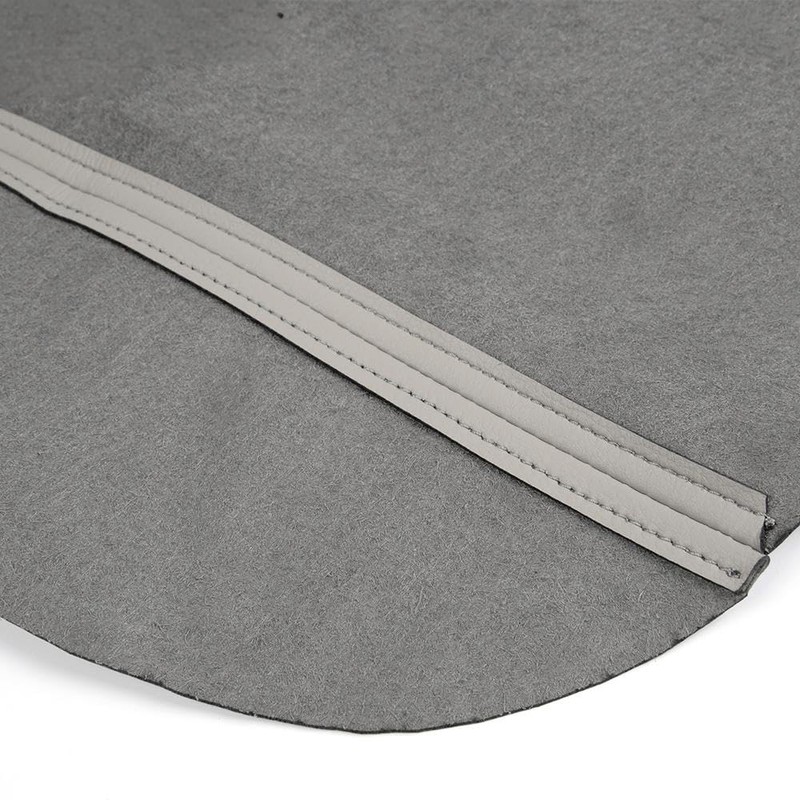 DOTCOM Gray Leather Center Console Lid Armrest Cover Fit 2009