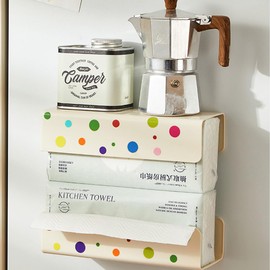 AIXXCUVQ Napkin Box Wet Storage Strong Magnetic Napkin Storage Box Distance Wall Wipe Dispenser Drill Holes, Magnetic Suction