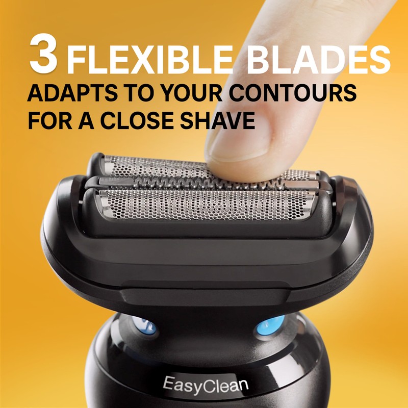 Braun Electric Shaver for Men, Series 5 5120s, Wet &