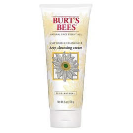Burt's Bees Deep Cleansing Cream Soap Bark & ​​Chamomile 6 Ounce (Pack of 4), Soap Bark & ​​Chamomile / Burt's Bees 딥 클렌징 크림 비누 껍질 및 카모마일 170g(6온스) (4팩), 6 Ounce (Pack of 4), Soap Bark & Chamomile