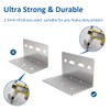 VADANIA 10pcs Heavy Duty L Bracket for #2576 Series Drawer