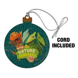 GRAPHICS & MORE Nature Trackers Club Dinosaur Train Wood Christmas Tree Holiday Ornament
