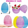 The Dreidel Company Massive Translucent Fillable Easter Eggs Colorful Bright