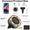 vighep Mini Solar Ground Lights, 12 Pack Solar Lights Outdoor