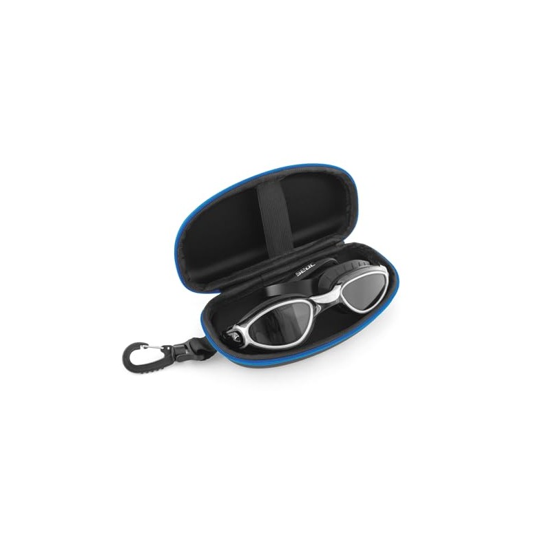 Seac Goggle Case Semi-Rigid Swimming Goggles Case with Carabiner
