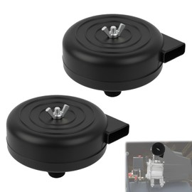 2 Stück Luftkompressor Ansaugfilter und Schalldämpfer 3/8" - Hochwertige Ersatzteile für Luftkompressoren, Geräuschreduzierung und Effizienzsteigerung, Ideal für ölfreie Kompressoren