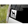 Beagle Dog Sticker Premium Silhouette Monotone Large Size MK-2
