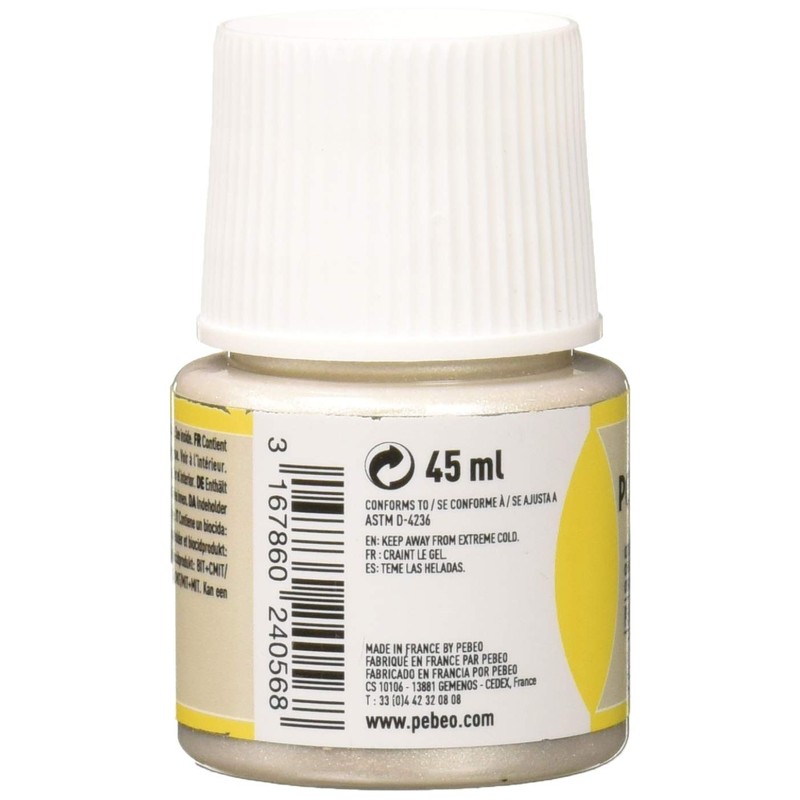 Pebeo 024056 Porcelaine 150 45ml Bottle, White