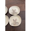 Spectrum Spring Easter Bunny Appetizer Cake Dessert plates set of