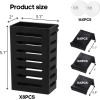 Lawei 8 Pack Hanging Aquarium Plant Holder, Plastic Aquatic Pot