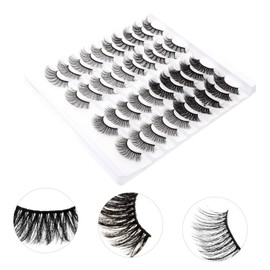 Baluue False Eyelashes Natural Makeup Lashes d Effect Easy to Apply Enhance Your Eye Beauty