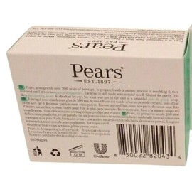 Pears Transparent Soap Bar 3.53 oz With Lemon Flower Extracts Gentle & Pure