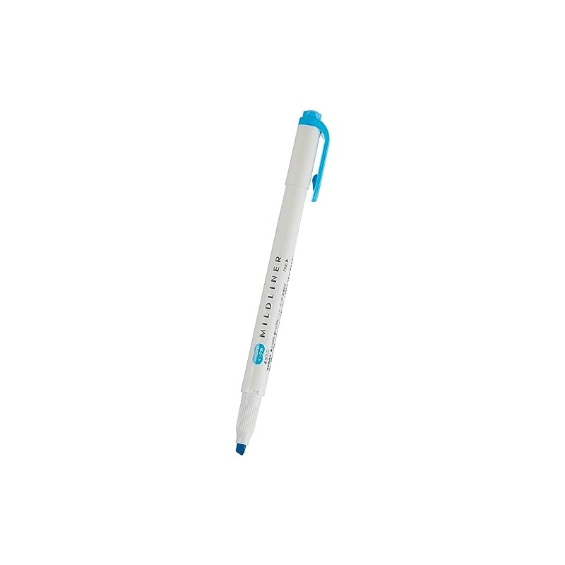 Zebra Mildliner WKT7-MCYA Highlighter, Mild Cyan