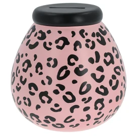 Pot Of Dreams Ceramic Money Pot Smash Money Box Savings Jar - Leopard Print