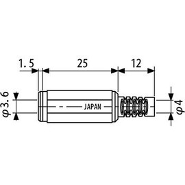 Thermal Confirmation Radio Electricals 3.5 mm Relay Jack (4 Pole) MJ – 064