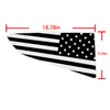 for Both Side American Flag Window Decals fit for C7