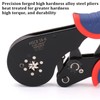 Wowlela Wire Ferrule Crimping Tool, 0.08-16mm² Hexagonal Ferrule Crimping Tool,