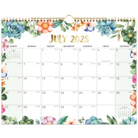 2025-2026 Wall Calendar - Wall Calendar 2025-2026, 18 Month 2025-2026 Calendar from JULY 2025 to DECEMBER 2026, 14.5" x 11", Large Writing Blocks